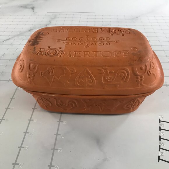 BAY Other - Romertopf Clay Roaster Pan Dish Covered Clay Bay Germany Made Bread